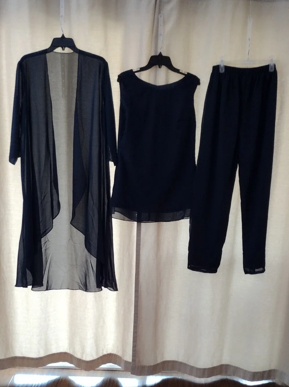 Gown Gallery Bridal & Formal Wear, 3 Piece Pant Suit, Size 12, Navy, NWT